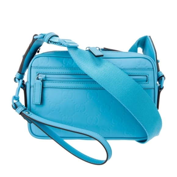 Gucci GG rubber-effect crossbody bag